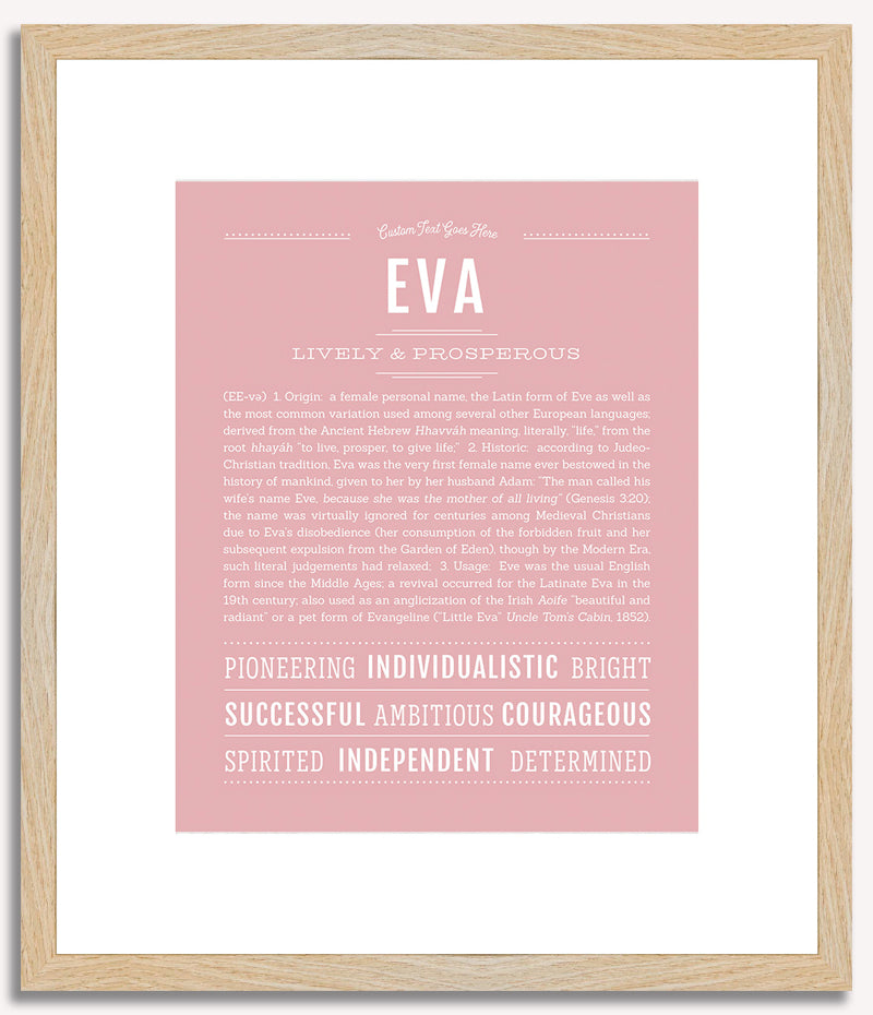 Eva | Name Art Print