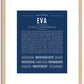 Eva | Name Art Print