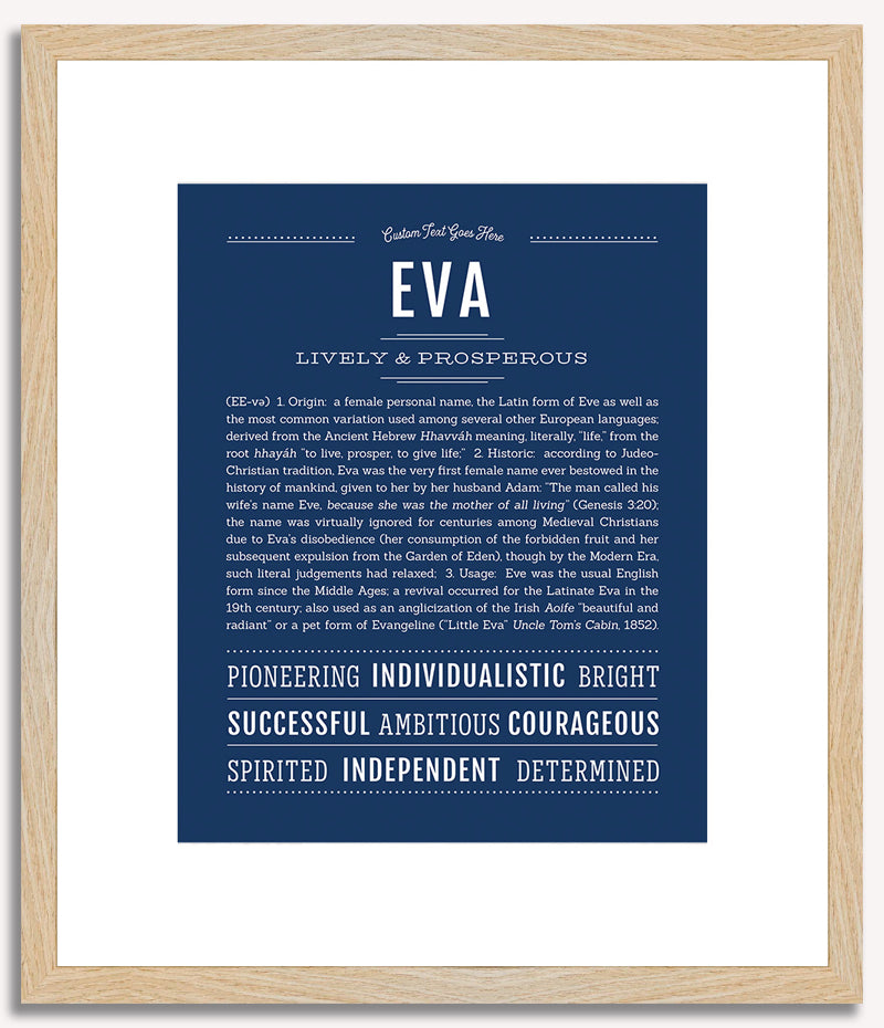 Eva | Name Art Print