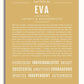 Eva | Name Art Print – Name Stories