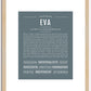 Eva | Name Art Print