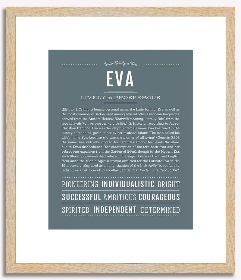 Eva | Name Art Print