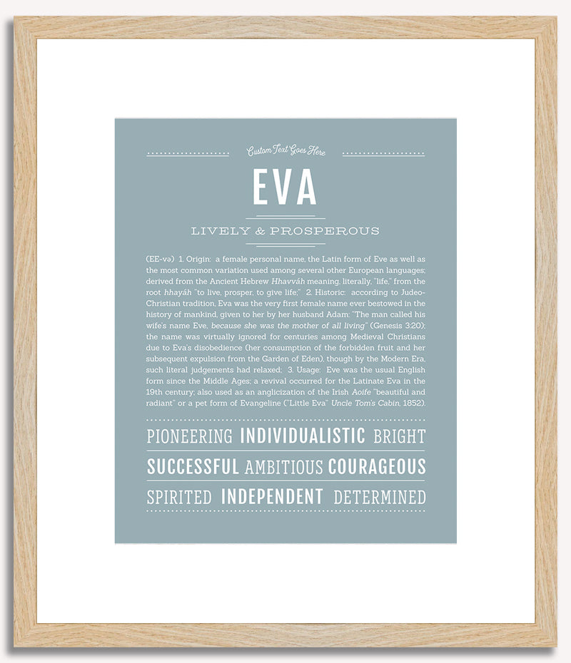 Eva | Name Art Print