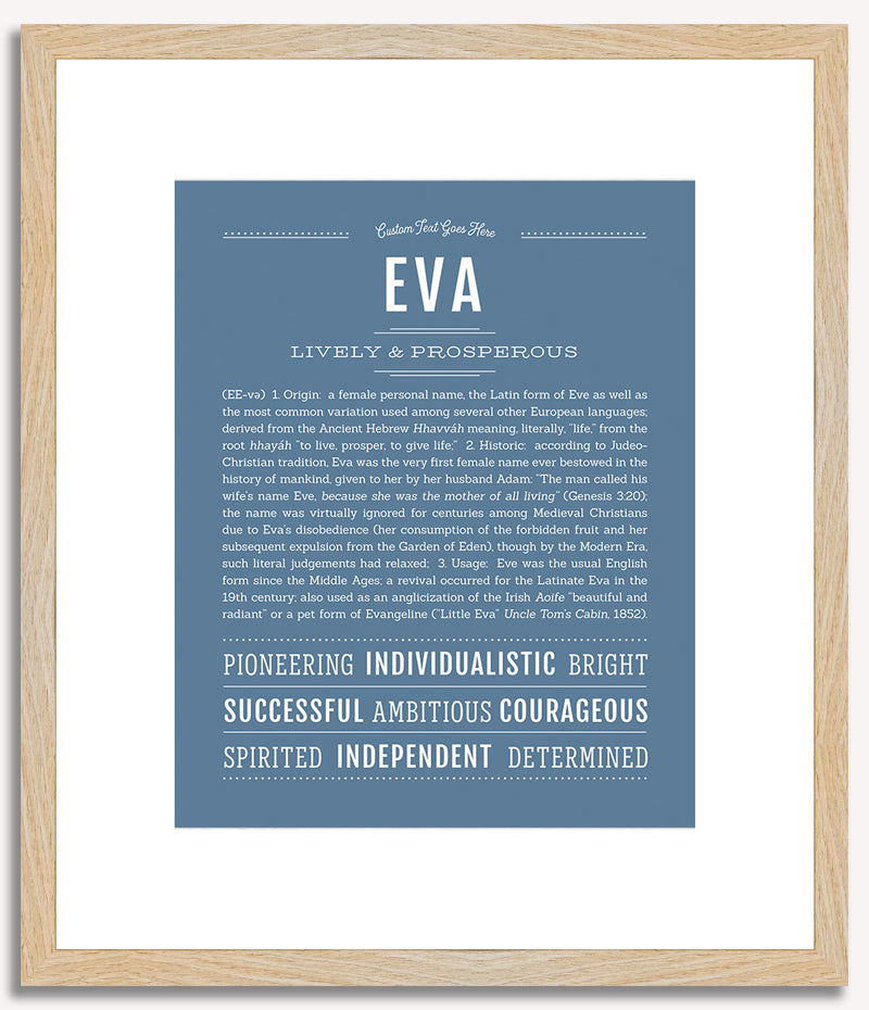 Eva | Name Art Print