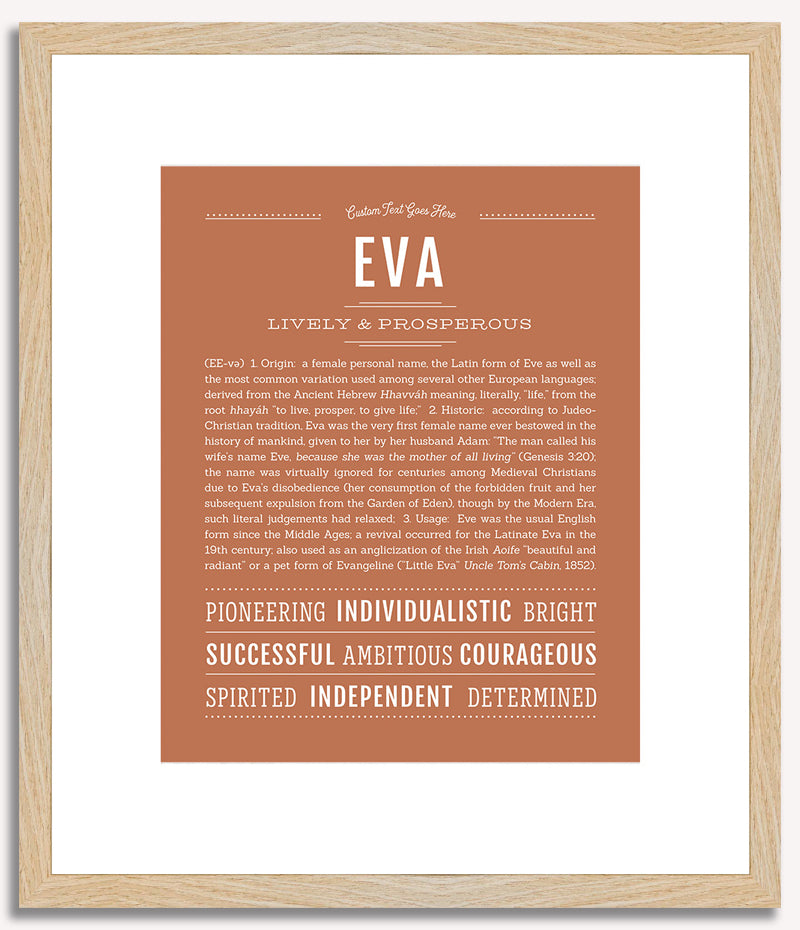 Eva | Name Art Print