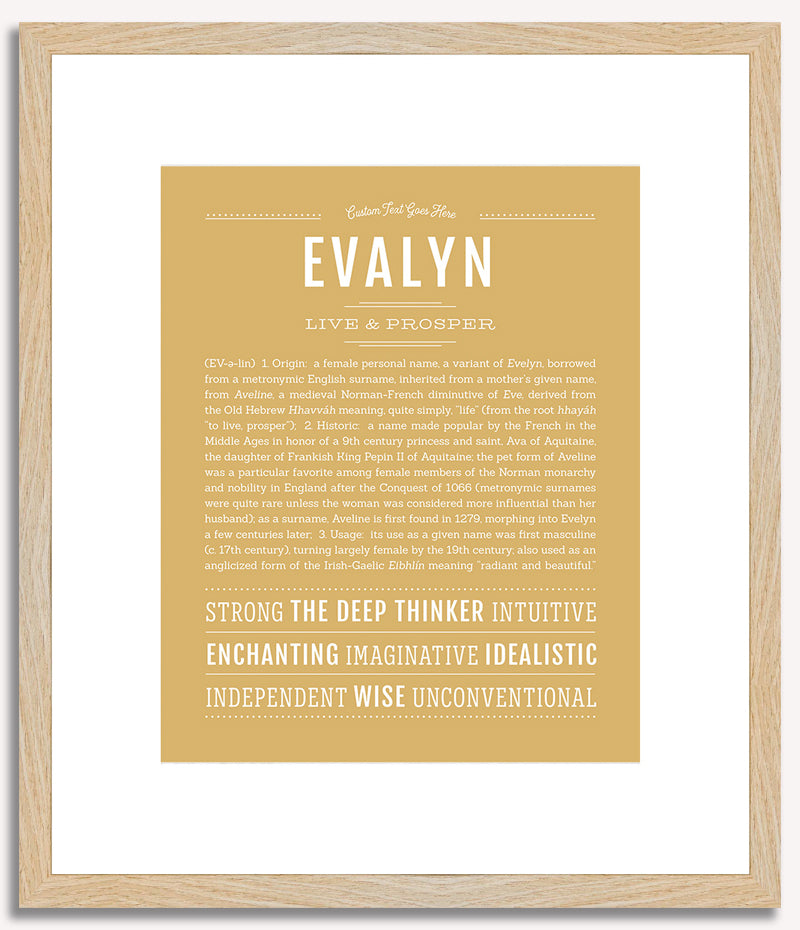 Evalyn | Name Art Print