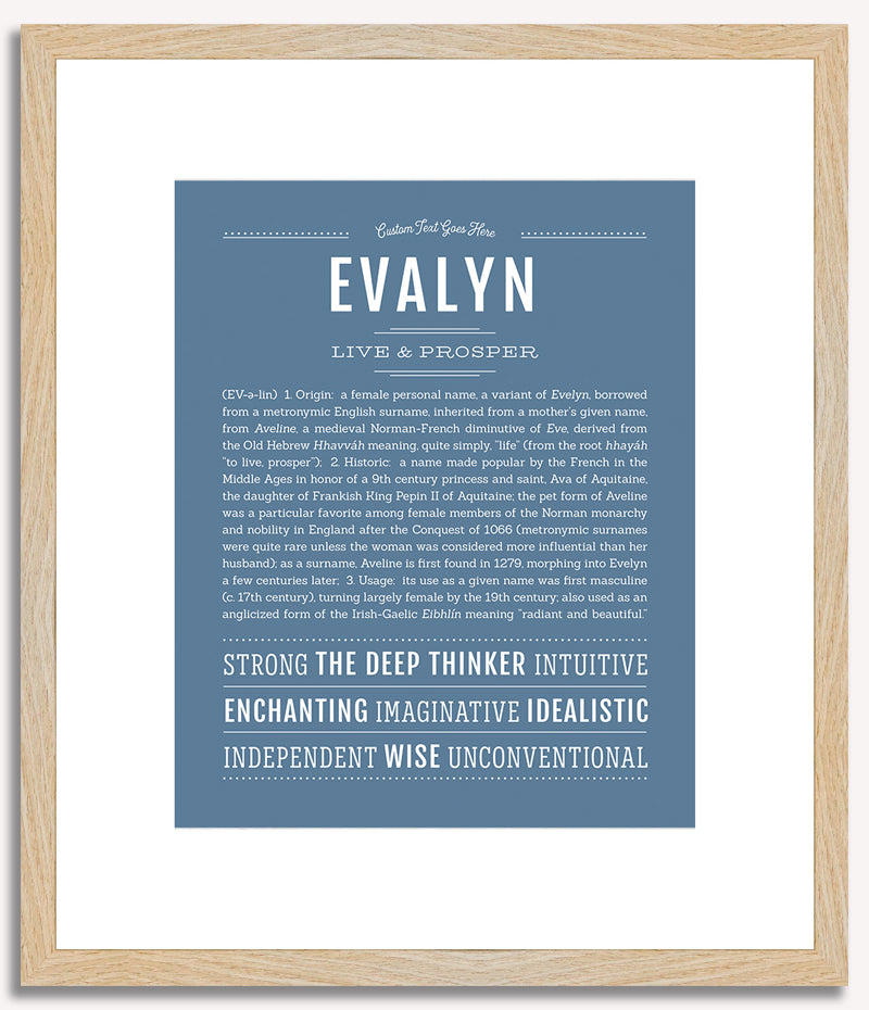 Evalyn | Name Art Print