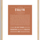 Evalyn | Name Art Print