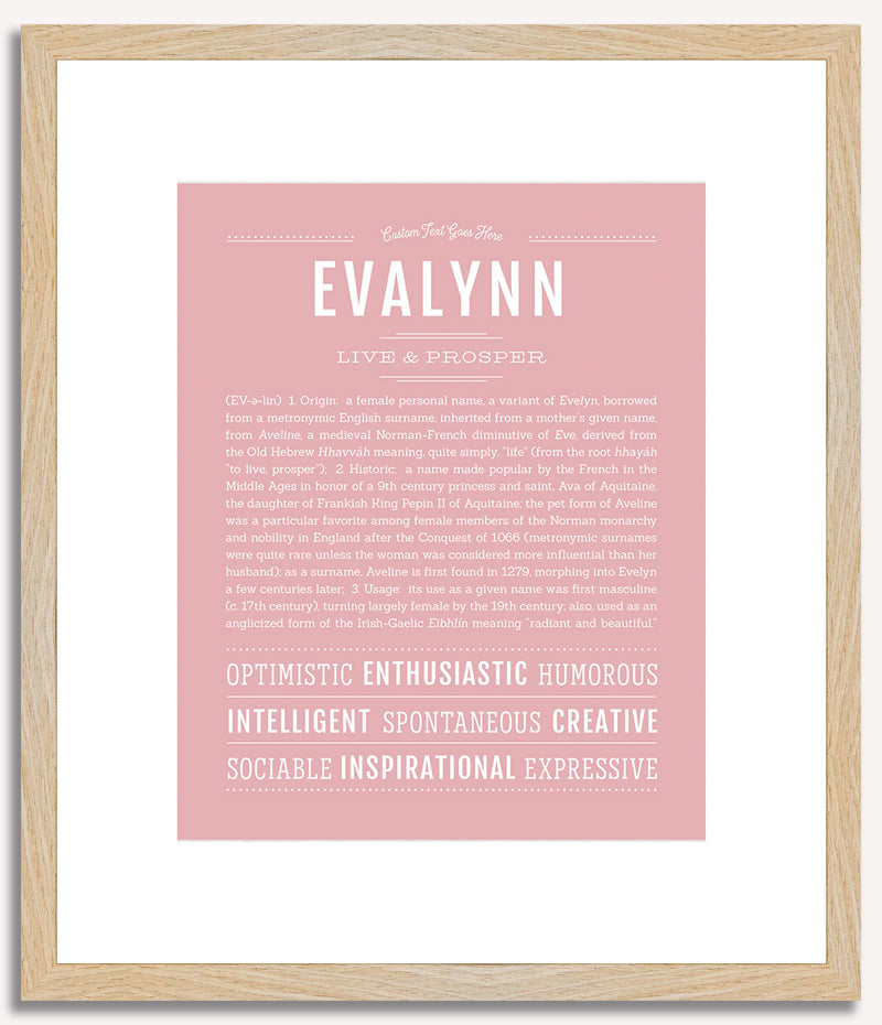 Evalynn | Name Art Print