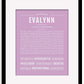 Frame Options | Lilac | Black Frame, Matted