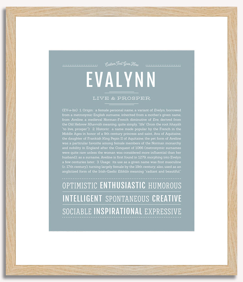 Evalynn | Name Art Print