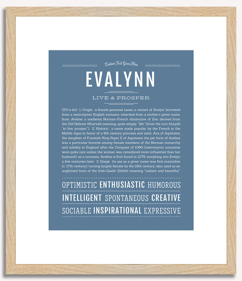 Evalynn | Name Art Print