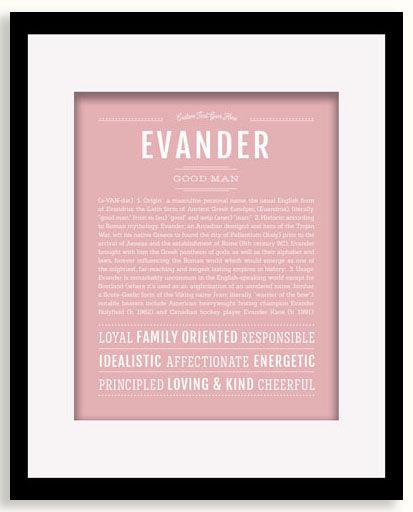 Frame Options | Dusty Rose | Black Frame, Matted