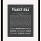 Evangelina | Name Art Print