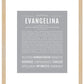 Evangelina | Name Art Print