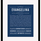 Evangelina | Name Art Print