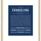 Evangelina | Name Art Print