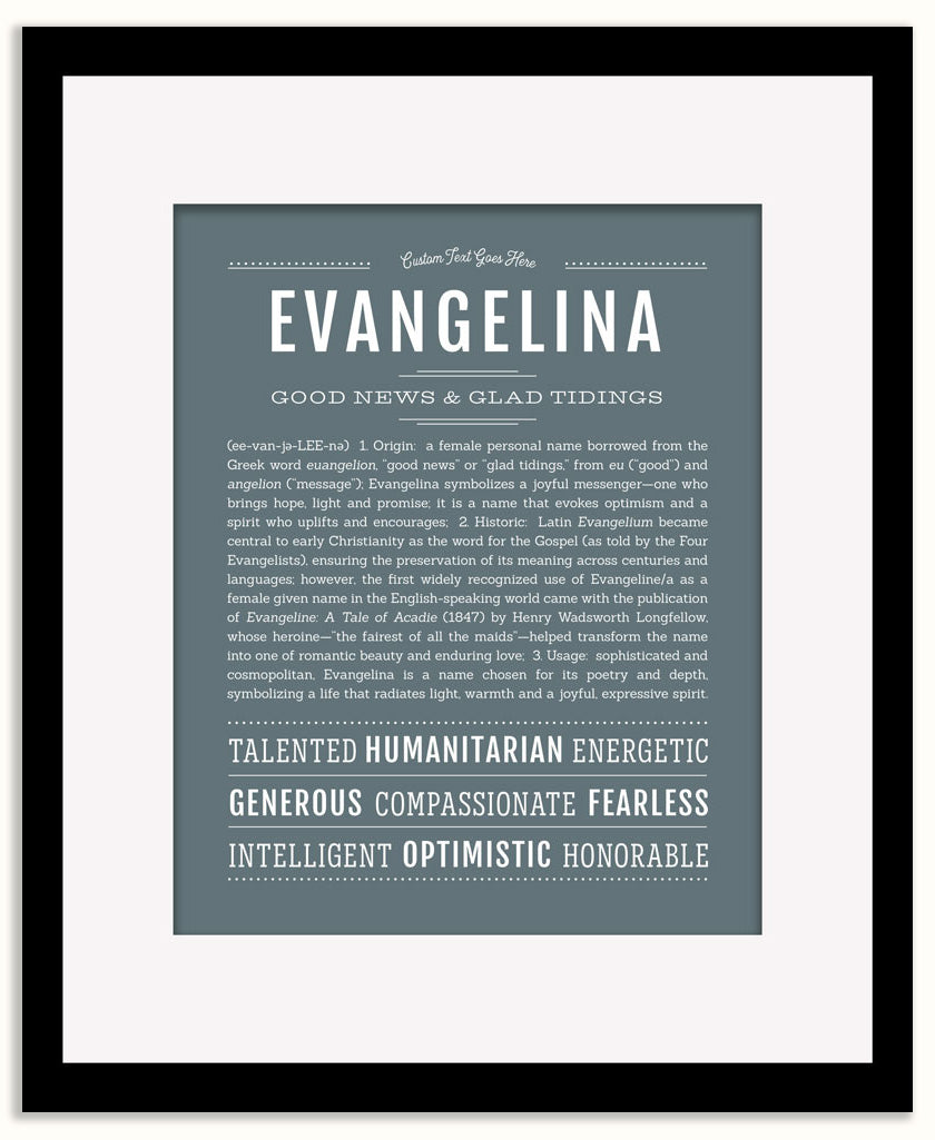 Evangelina | Name Art Print