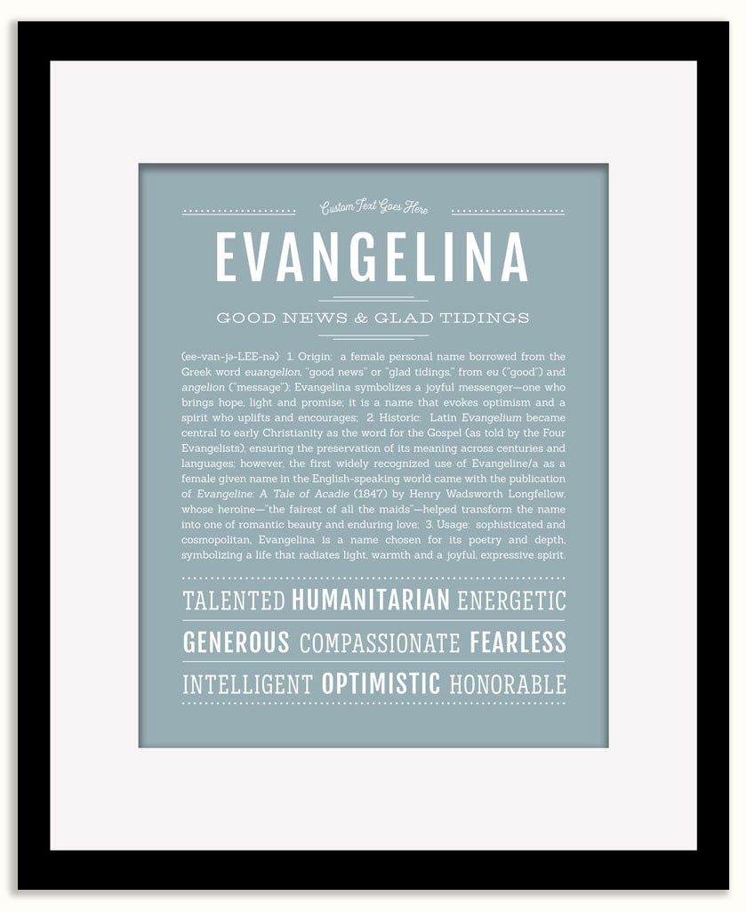 Evangelina | Name Art Print