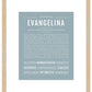 Evangelina | Name Art Print