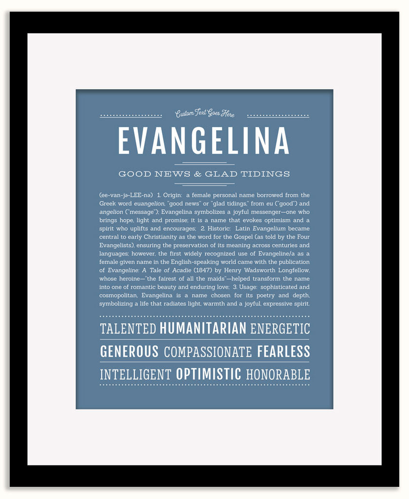 Evangelina | Name Art Print