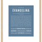 Evangelina | Name Art Print