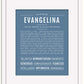Evangelina | Name Art Print