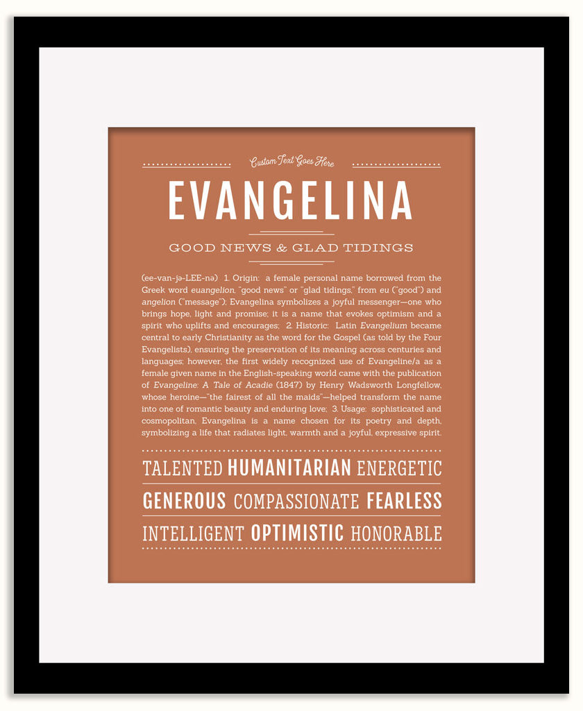 Evangelina | Name Art Print