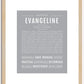 Evangeline | Name Art Print