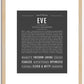 Eve | Name Art Print