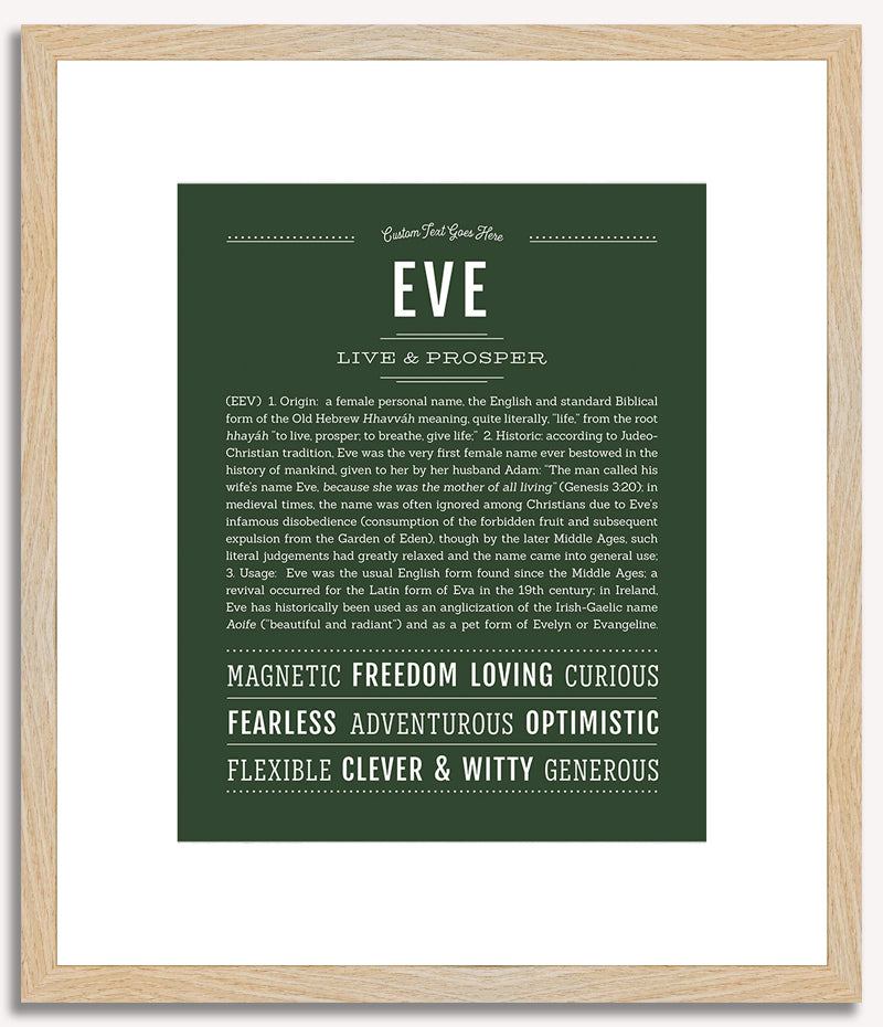 Eve | Name Art Print