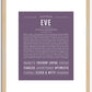 Eve | Name Art Print