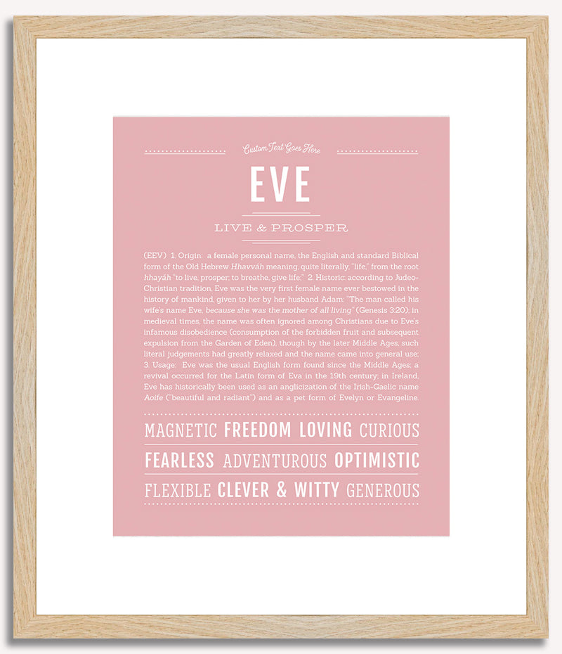 Eve | Name Art Print