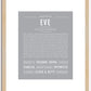 Eve | Name Art Print