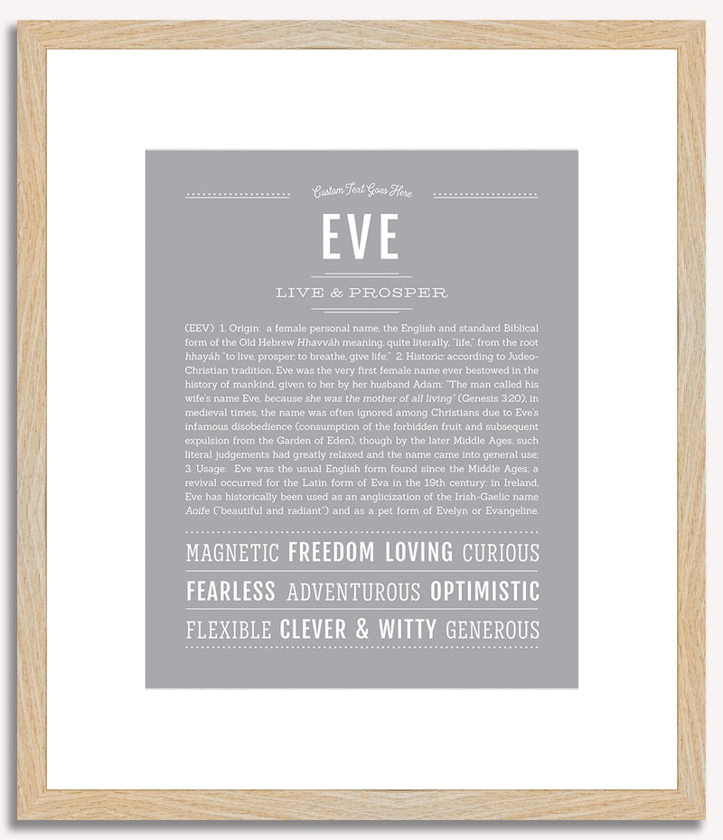 Eve | Name Art Print