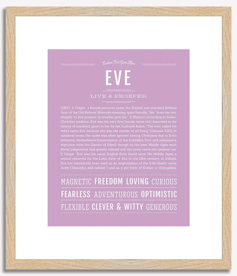 Eve | Name Art Print