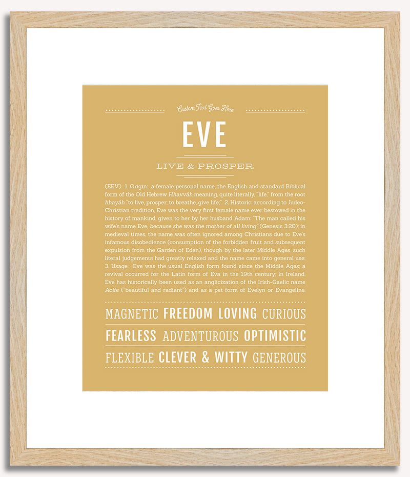 Eve | Name Art Print