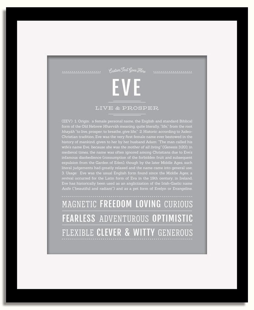 Frame Options | Sage | Black Frame, Matted