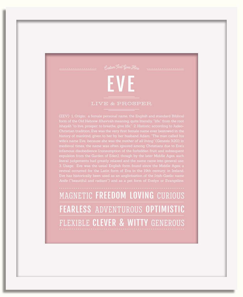 Frame Options | Dusty Rose | White Frame, Matted