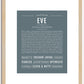 Eve | Name Art Print