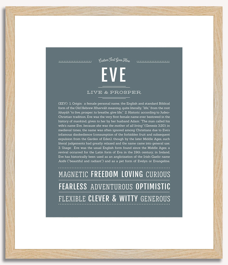 Eve | Name Art Print