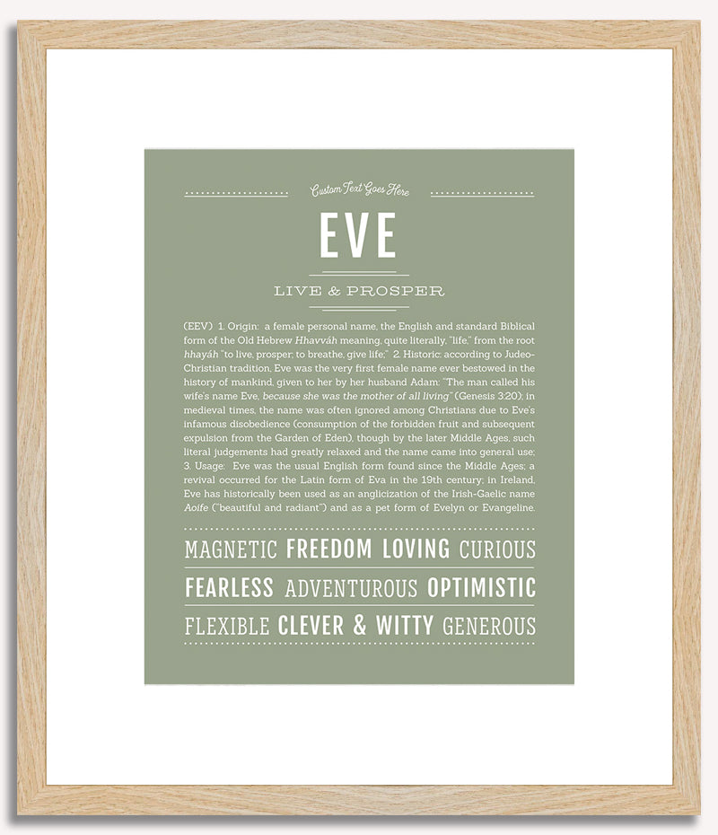 Eve | Name Art Print