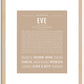 Eve | Name Art Print