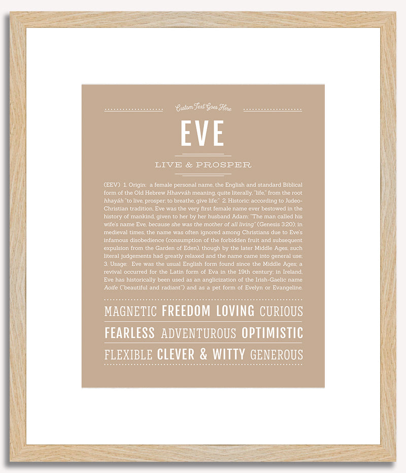 Eve | Name Art Print