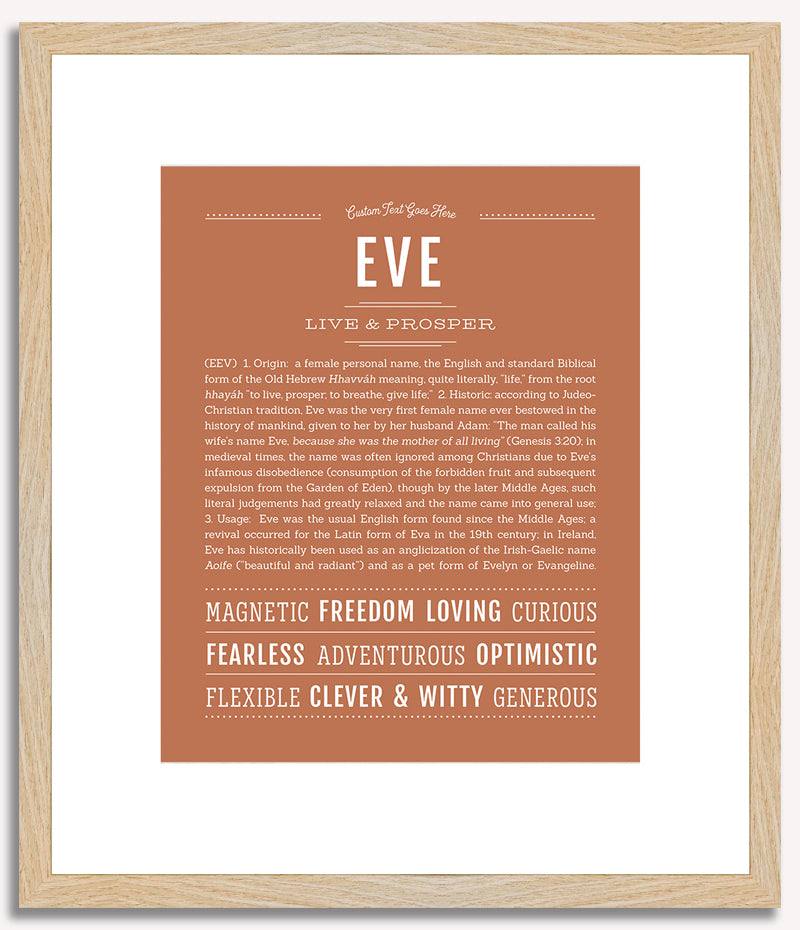 Eve | Name Art Print