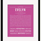 Frame Options | Dark Pink | Black Frame, Matted