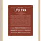 Evelynn | Name Art Print