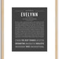 Evelynn | Name Art Print