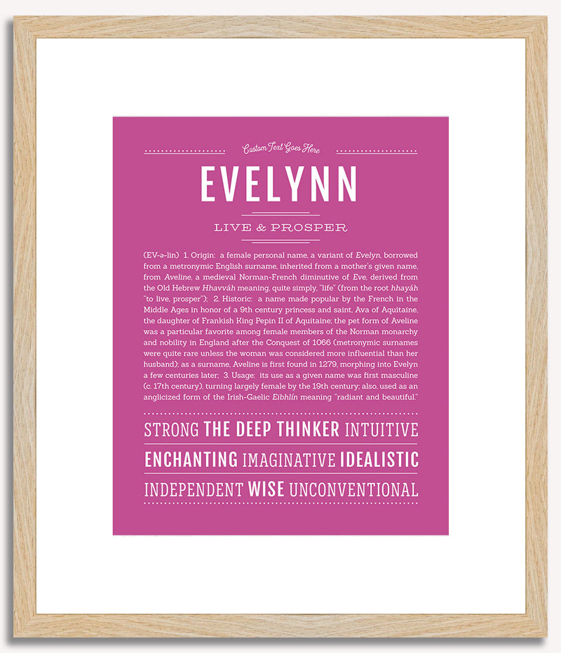 Evelynn | Name Art Print