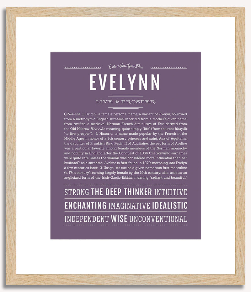 Evelynn | Name Art Print